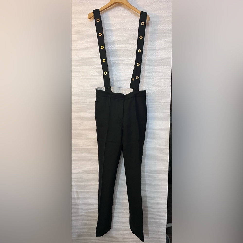 Sandro Black Dress Pants with Suspenders